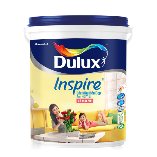 SƠN NỘI THẤT DULUX INSPRITE NỘI THẤT BỀ MẶT MỜ 15L
