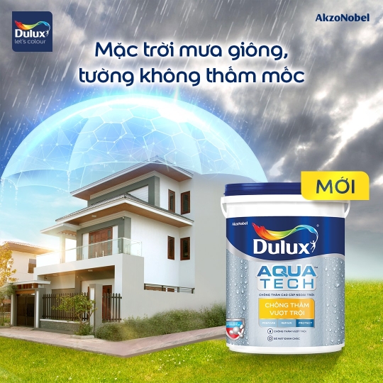 CHỐNG THẤM VƯỢT TRỘI DULUX AQUATECH 20L