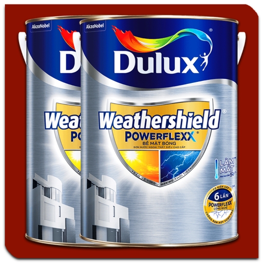 SƠN NGOẠI THẤT DULUX WEATHERSHIED POWERFLEXX BỀ MẶT BÓNG 5L