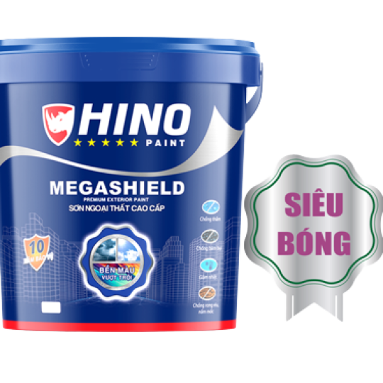SƠN NGOẠI THẤT MEGA SHILED SIÊU BÓNG 5L