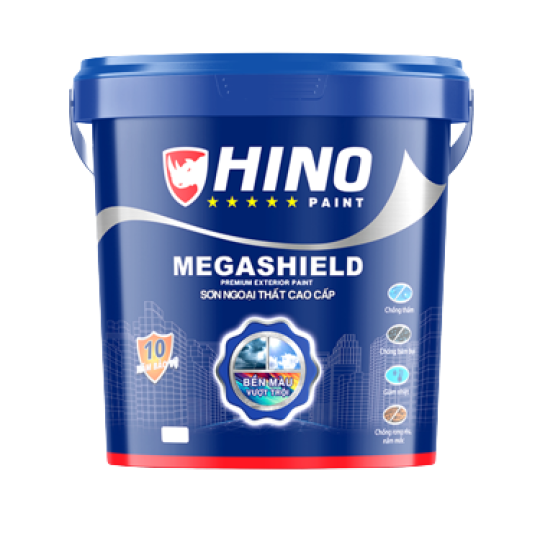 SƠN NGOẠI THẤT MEGASHIELD BÓNG MỜ 5L