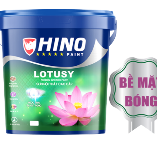 SƠN NỘI THẤT LOTUSY BỀ MẶT BÓNG 15L