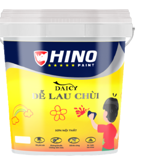 SƠN NỘI THẤT DAISY  DỄ LAU CHÙI 15L